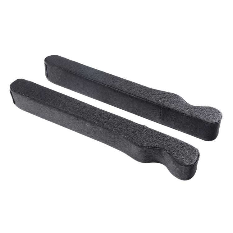 4156 1pair Car Seat Gap Plugs Leakproof Strips Vehicle Interior Supplies Seat Side Seam Strips(Bl...