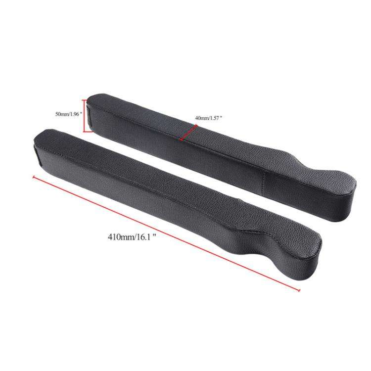 4156 1pair Car Seat Gap Plugs Leakproof Strips Vehicle Interior Supplies Seat Side Seam Strips(Red)