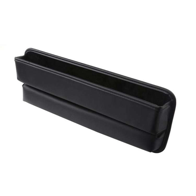 3311 2-in-1 Car Seat Gap Storage Box Gap Plug Strip Car Supplies(Black)
