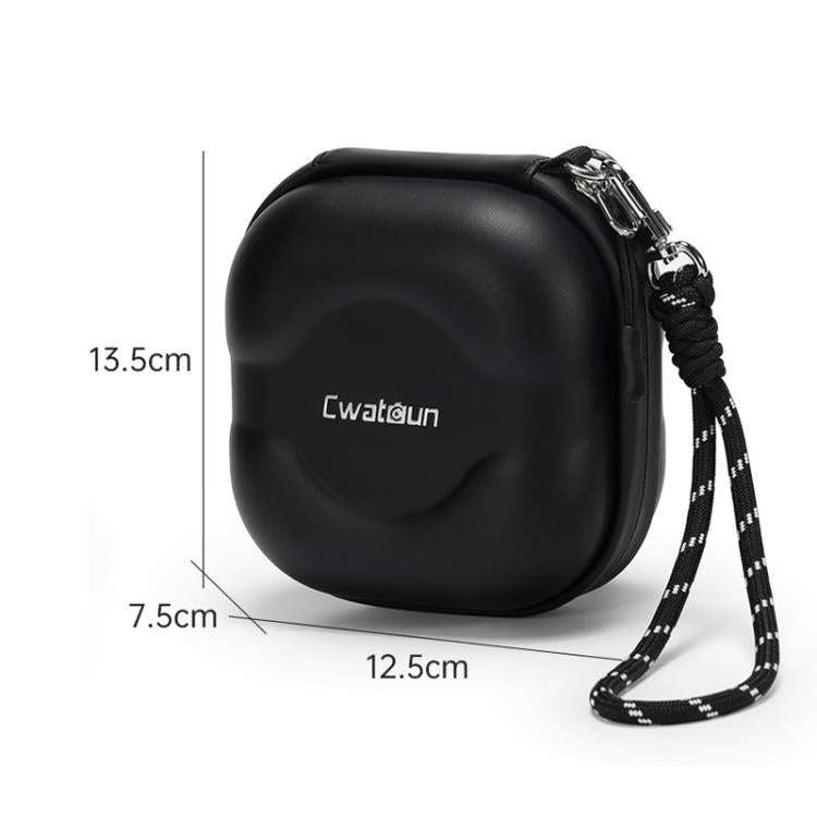 Cwatcun D164 Small Filter Organizer Camera Lens Digital Protection Bag(Black)