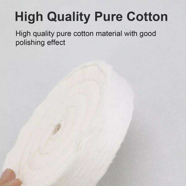 Angle Grinder Flat Polishing Cotton Cloth Wheel, Size: 6 Inch 50 Layers