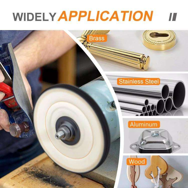Angle Grinder Flat Polishing Cotton Cloth Wheel, Size: 6 Inch 50 Layers