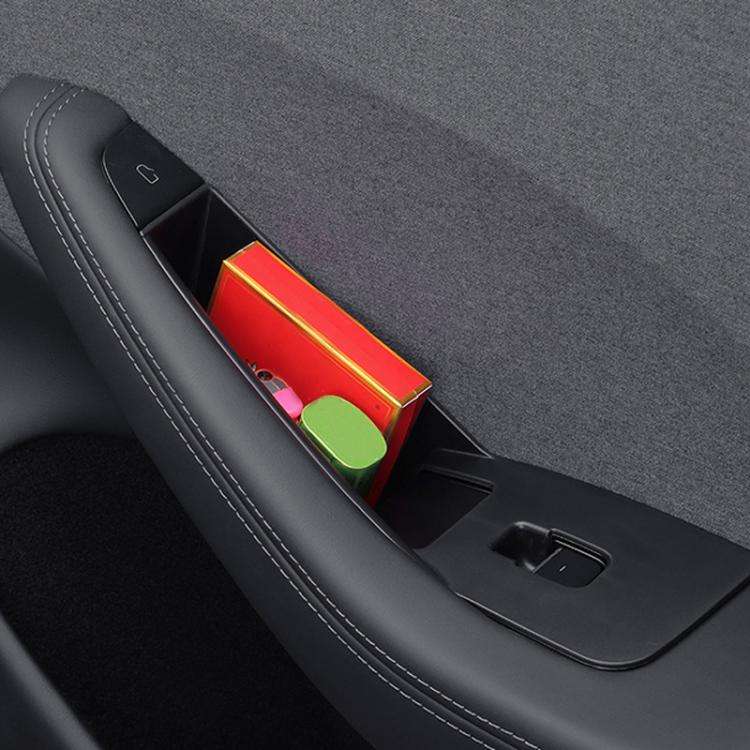 For Tesla Convenient Door Inner Handle Storage Box, Model: Model Y Front Door 1pair