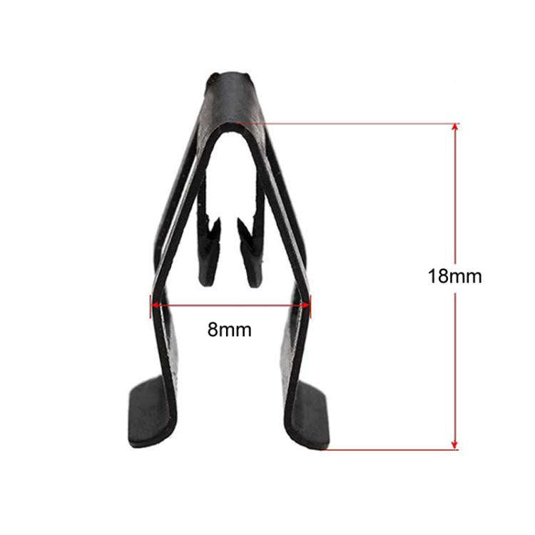 10pcs / Pack Universal For Car Dashboard Decorative Metal Clips