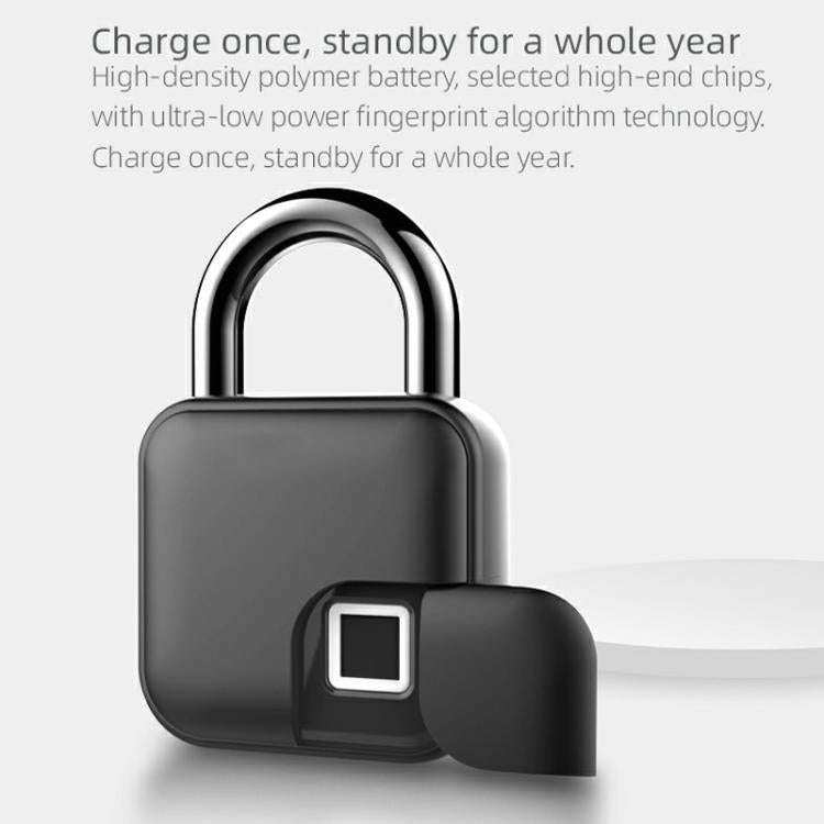 Anytek L3+ Graffiti Smart Fingerprint Padlock Waterproof Electronic Lock