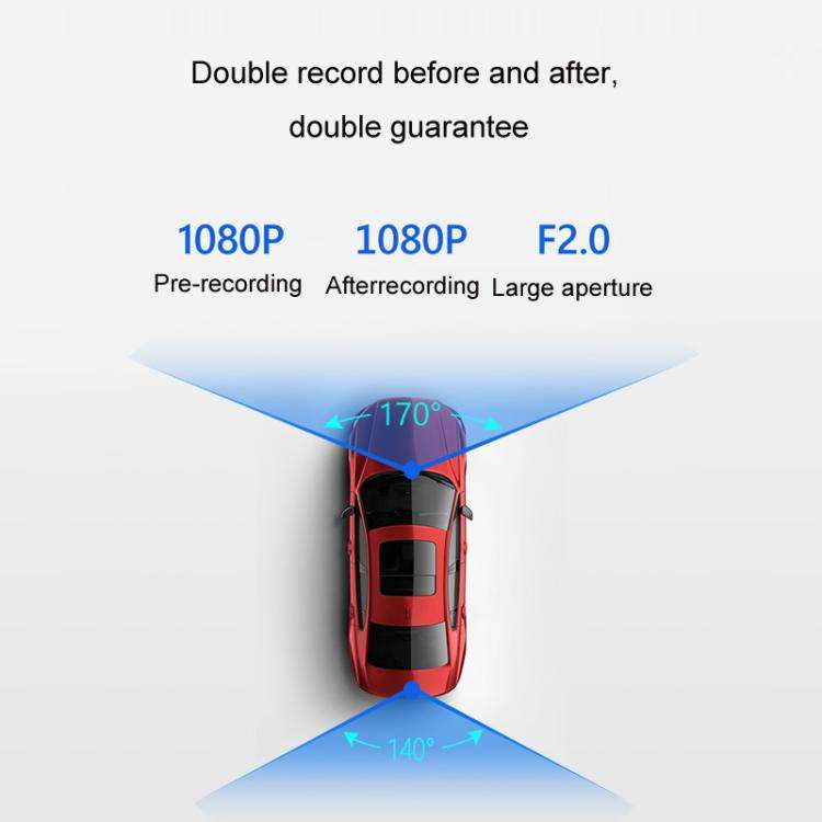 International Version AI Operation 4G Night Vision Remote Monitoring Driving Recorder(Front + Ins...