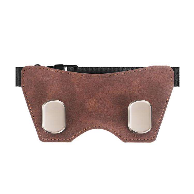 Car Sports Seats With One-Piece Headrests Furring Storage Metal Hooks(Brown)