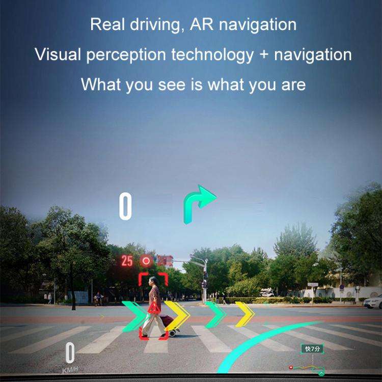 Android 8.1 Full Screen 10-Inch Rearview Mirror AR Navigation Bluetooth Driving Recorder(Internat...