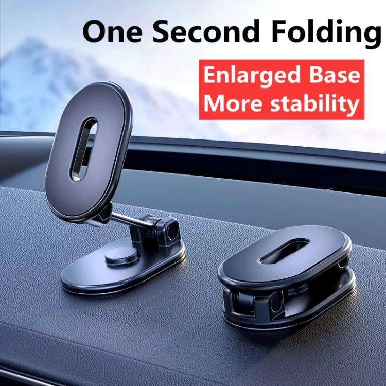 Foldable Magnetic Car Phone Holder Mount Multi-angle Adjustable Cellphone Navigation Bracket(Black)