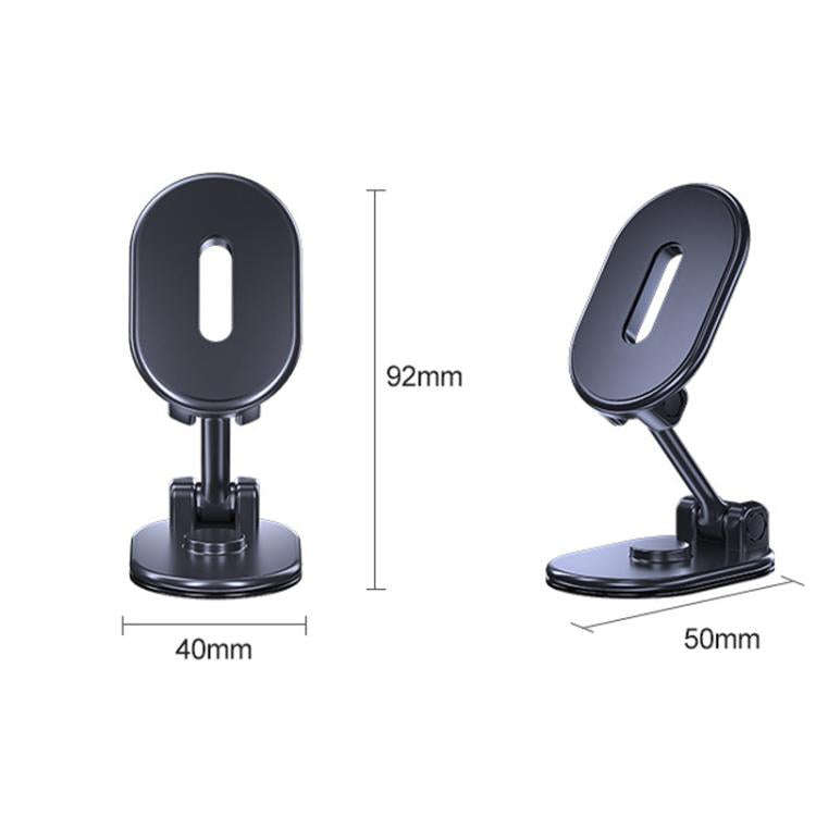 Foldable Magnetic Car Phone Holder Mount Multi-angle Adjustable Cellphone Navigation Bracket(Black)