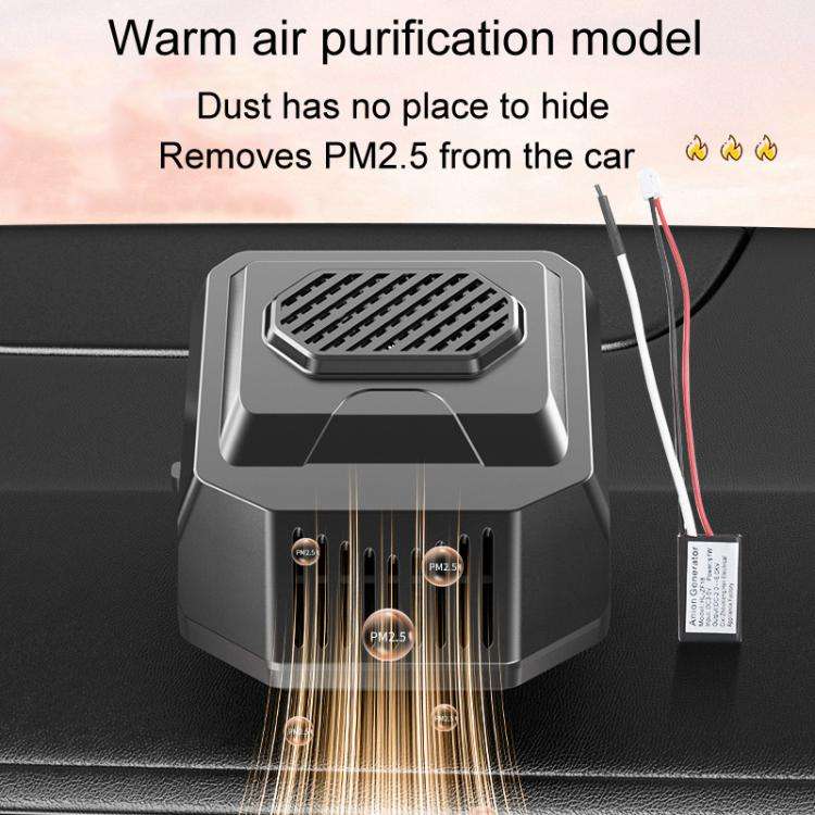Car Heater Multifunctional Defrosting And Defogging Car Heating Warmer, Style: 24V Purificatioan ...