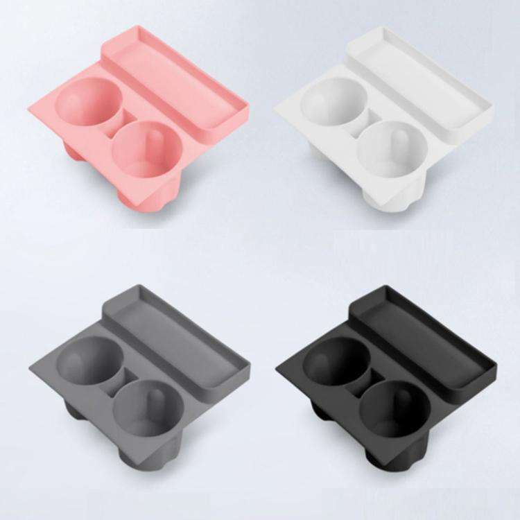 For Tesla 21-23 Model 3/Y Central Control Integrated Silicone Storage Cup Holder(Pink)