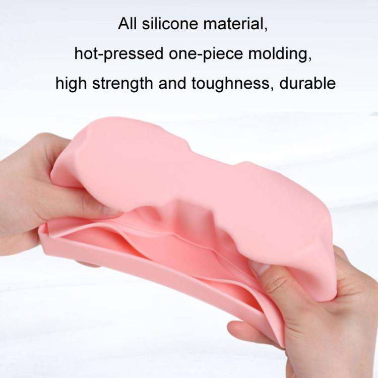 For Tesla 21-23 Model 3/Y Central Control Integrated Silicone Storage Cup Holder(Pink)