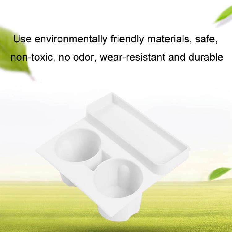 For Tesla 21-23 Model 3/Y Central Control Integrated Silicone Storage Cup Holder(Gray)