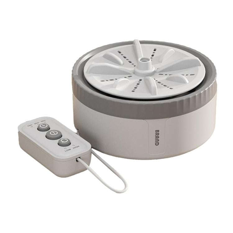 Mini Portable Underwear Socks Turbine Washing Machine, Color: Gray Standard