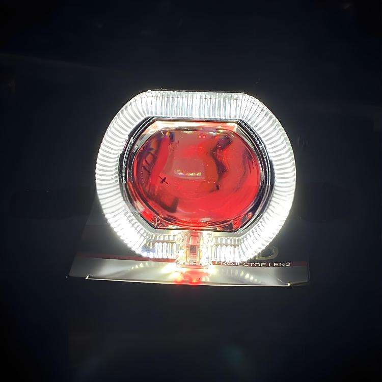 2.5 inch Motorcycle Electric Bike Car Universal Built-in LED Headlight Spot Lens Far and Near Spo...