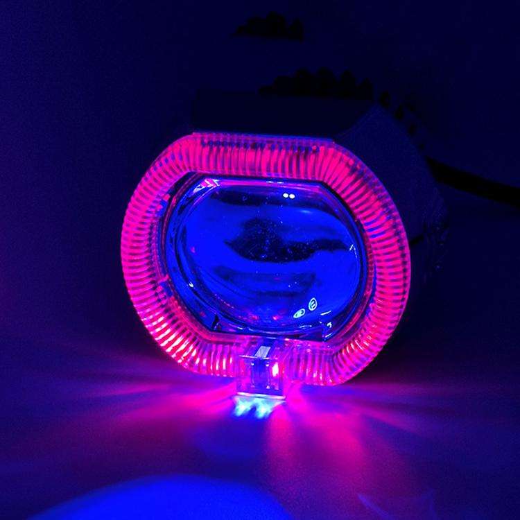 2.5 inch Motorcycle Electric Bike Car Universal Built-in LED Headlight Spot Lens Far and Near Spo...