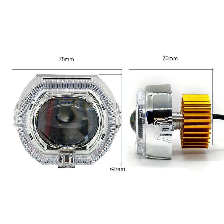 2.5 inch Motorcycle Electric Bike Car Universal Built-in LED Headlight Spot Lens Far and Near Spo...