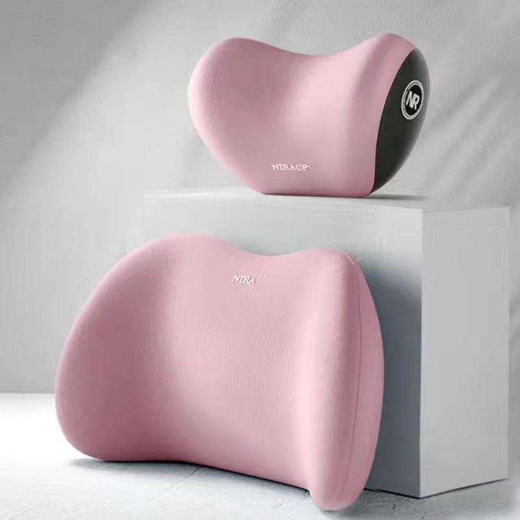 Car Mmemory Foam Support Driving Cushion, Color: Pink Headrest