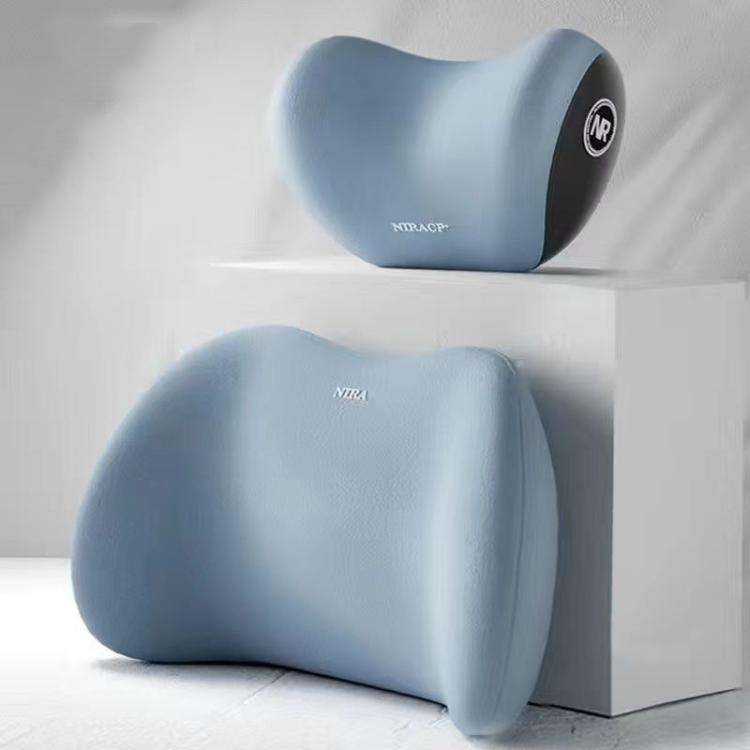 Car Mmemory Foam Support Driving Cushion, Color: Blue Headrest