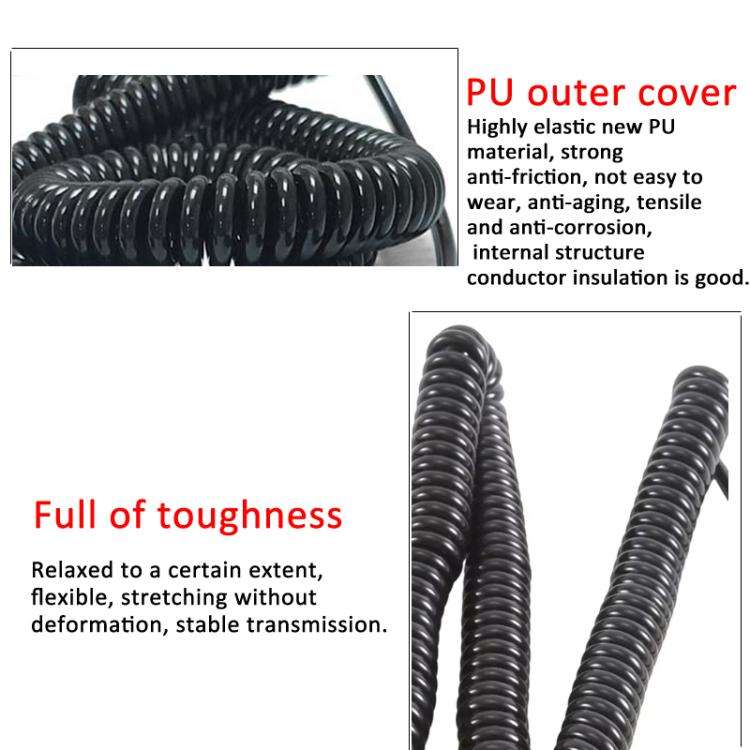 For CNHTC SINOTRUK HOWO SITRAK Four Way Monitoring Camera Spring Wire 8m