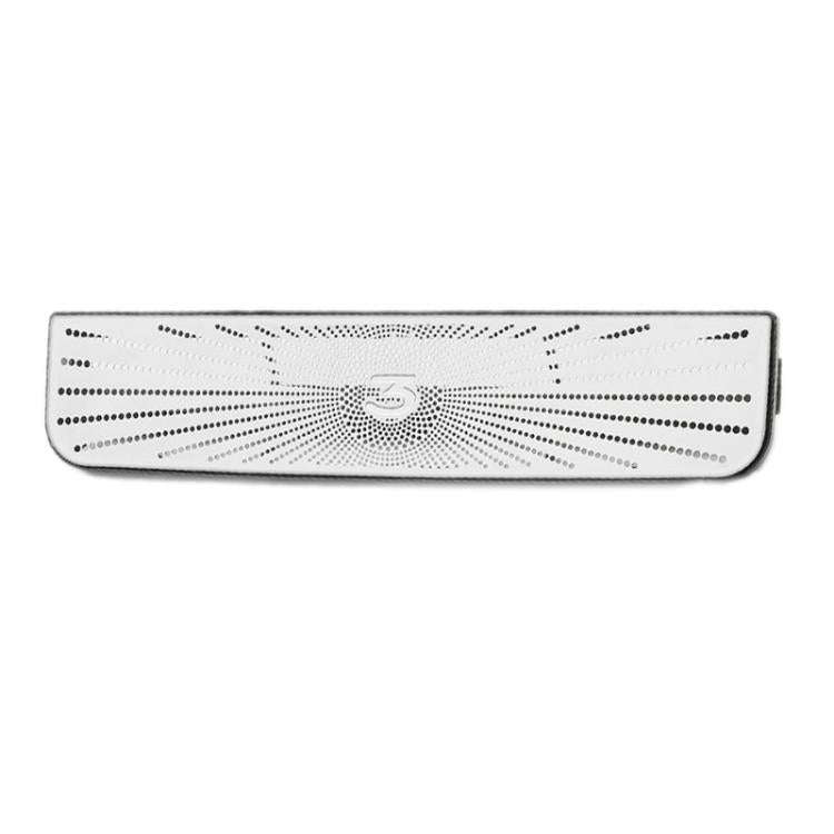 For Tesla 2024 Model 3 Rear Air Outlet Protective Cover Modification, Color: Stainless Steel C