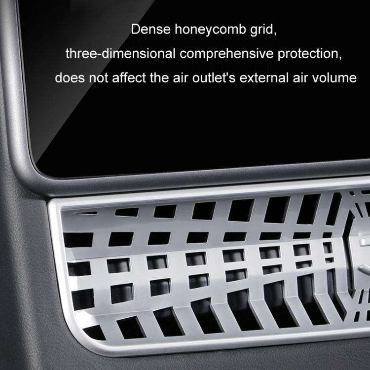 For Tesla 2024 Model 3 Rear Air Outlet Protective Cover Modification, Color: ABS Regular