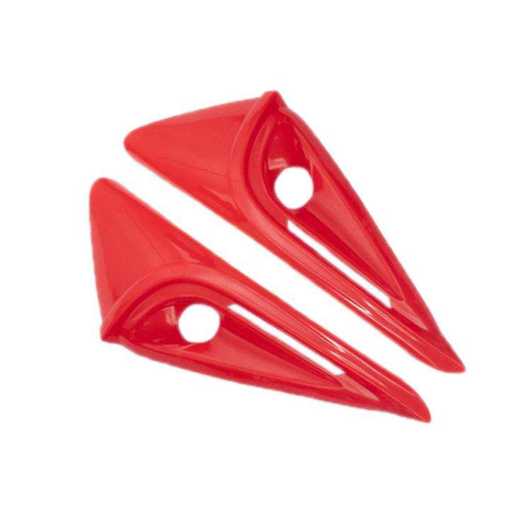 For Tesla 2024 Model 3 Fenders Side Labels Camera Cover Stickers, Color: Bright Red
