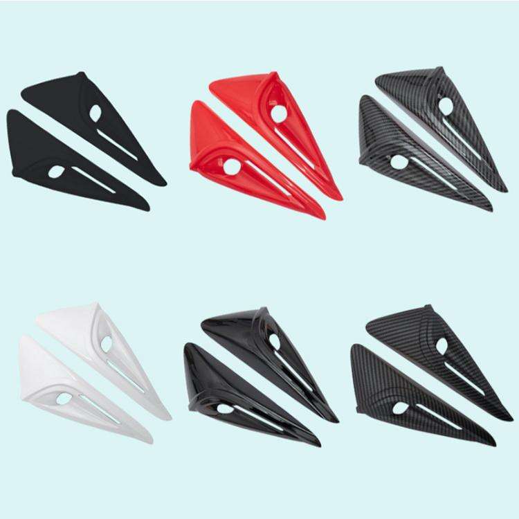 For Tesla 2024 Model 3 Fenders Side Labels Camera Cover Stickers, Color: Glossy Carbon Fiber Texture