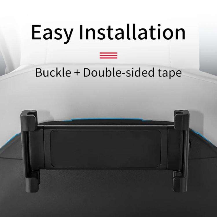 For Tesla 2024 Model 3/Y/S Car Seat Back Mobile Phone Holder(Black)