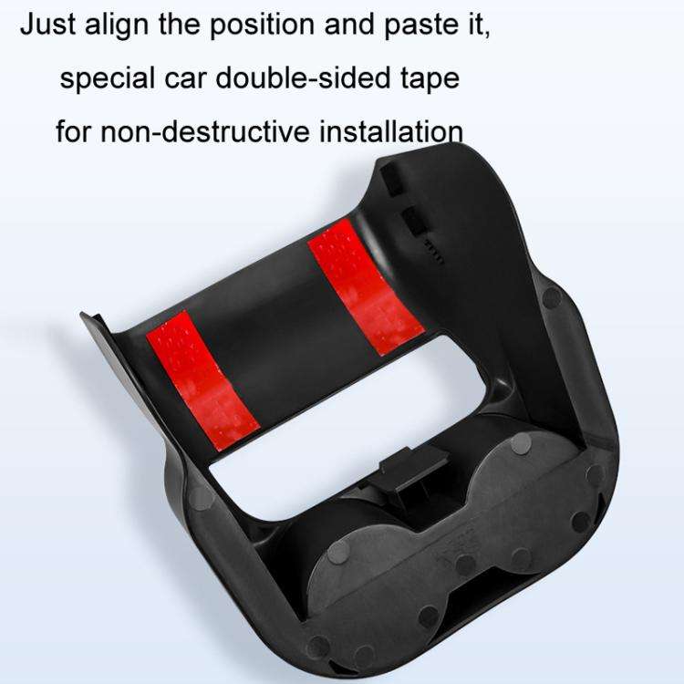 For Tesla Model 3/Y Rear Air Outlet Anti-kick Storage Box Cup Holder(TSL-305)