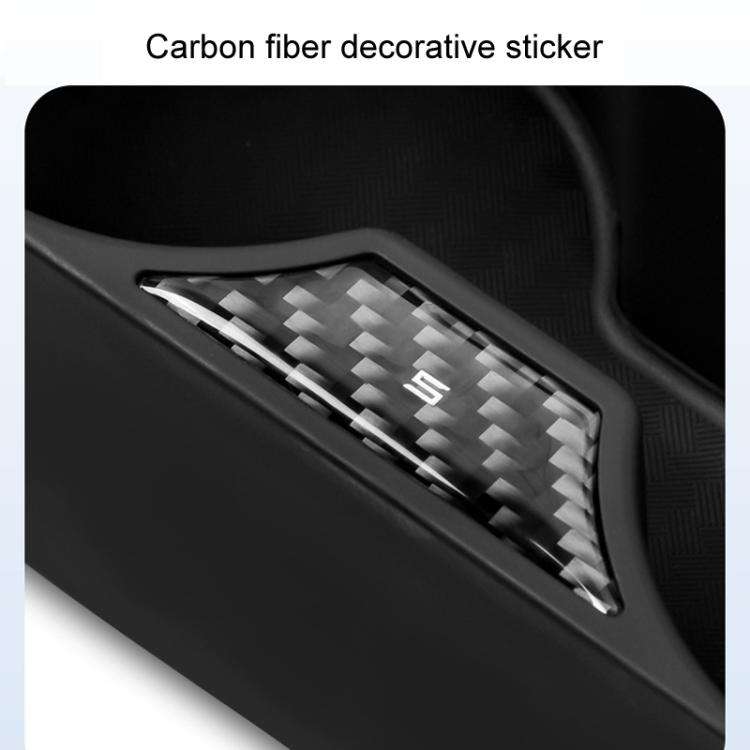 For Tesla Model 3/Y Rear Air Outlet Anti-kick Storage Box Cup Holder(TSL-305)