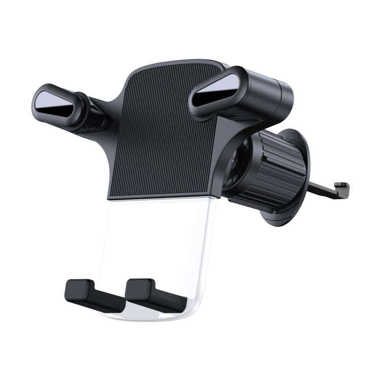 Gravity Car Mobile Phone Holder Air Outlet Fixed Clip Navigation Bracket(Black)