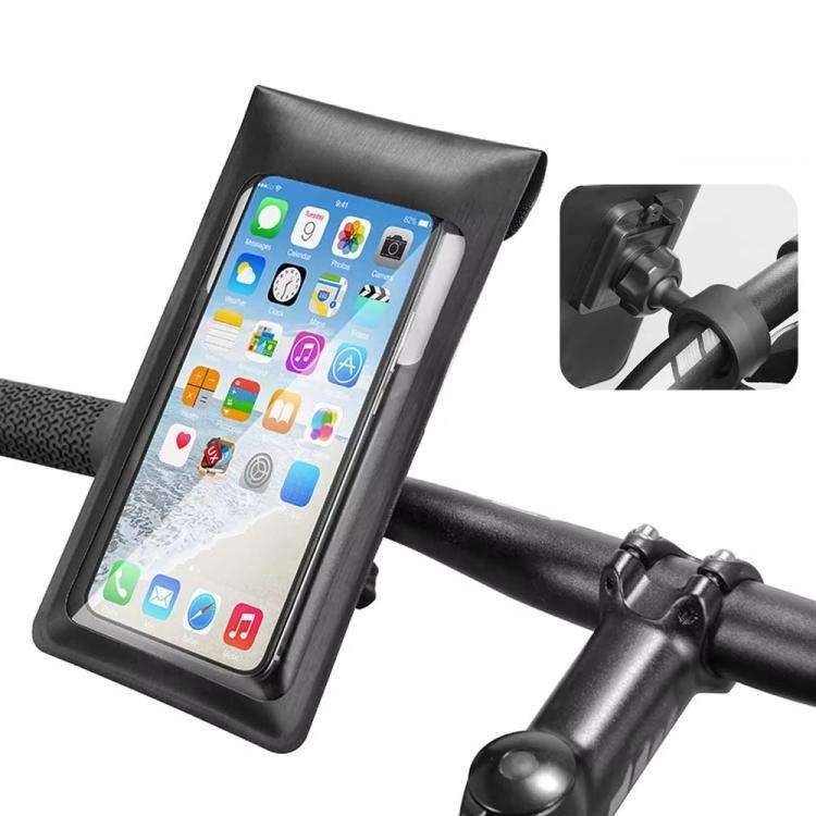Bicycle Waterproof Phone Bag Mount Stand 360 Degree Rotation Motorcycle Bike Cellphone Holder, Sp...