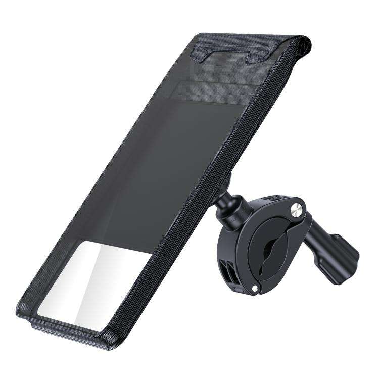 Bicycle Holder Waterproof Pouch Bag Bike Motorcycle Handlebar Mirror Phone Stand Mount, Size: L