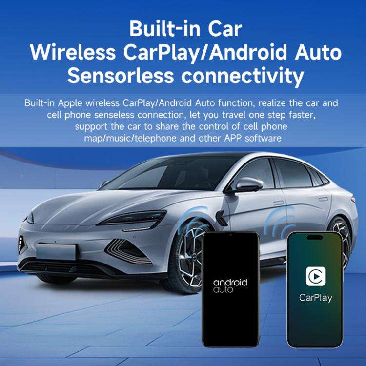 Original Carplay Wired To Wireless Box Adapter Car Connect Android Box, Model: MINI SE X2AIR Black