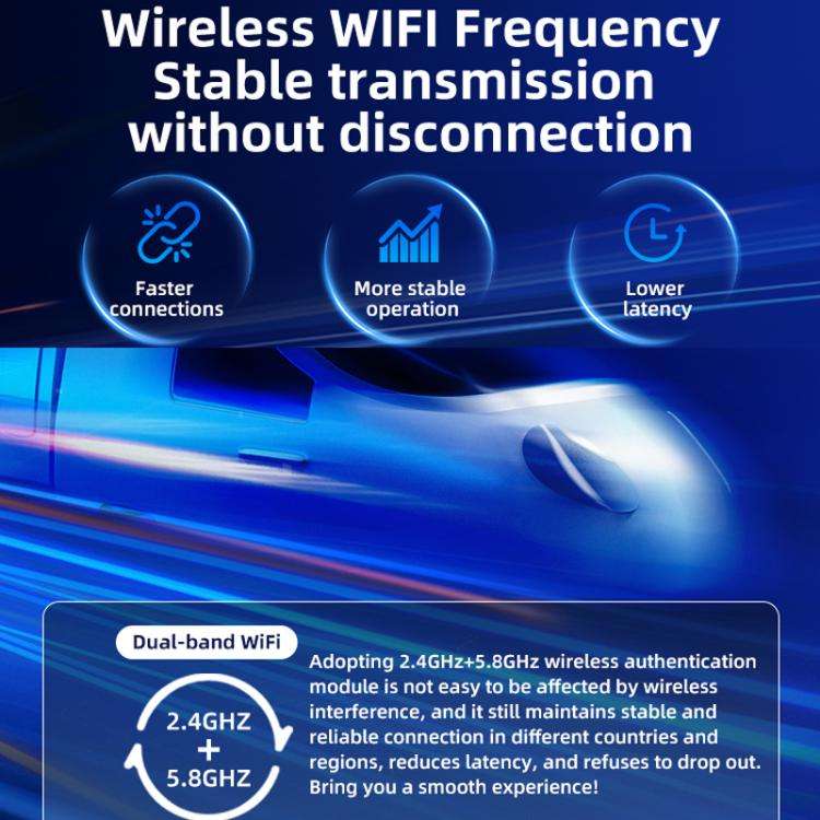 Original Carplay Wired To Wireless Box Adapter Car Connect Android Box, Model: MINI SE X2AIR Black