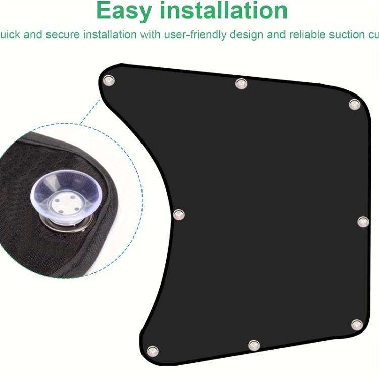 2pcs Car Sun Protection Heat Insulation Sunshade Front Side Curtains