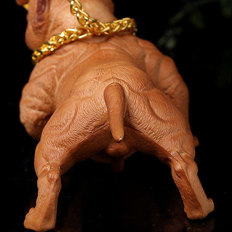Car Bully Dog Car Center Console Accessories Social Dog Decoration Supplies Car Interior Ornament...
