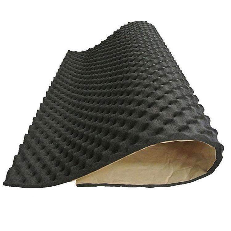 200x50x2cm Car Rubber Plastic Self-adhesive Wave Crest Shockproof Sound-absorbing Cotton