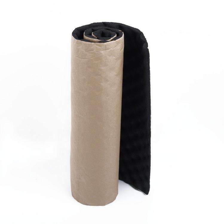 200x50x2cm Car Rubber Plastic Self-adhesive Wave Crest Shockproof Sound-absorbing Cotton