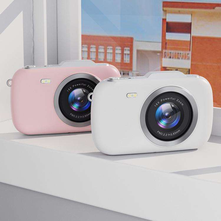 G7-A 2.8-inch 18X Digital Zoom 4K HD Beauty Digital Camera(Pink)