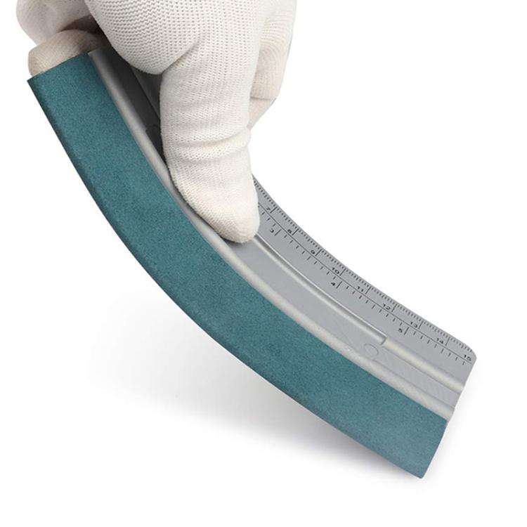 19cm With Scale Auto Film Scraper Long Square Wallpaper Scraping Tool(Dark Gray)