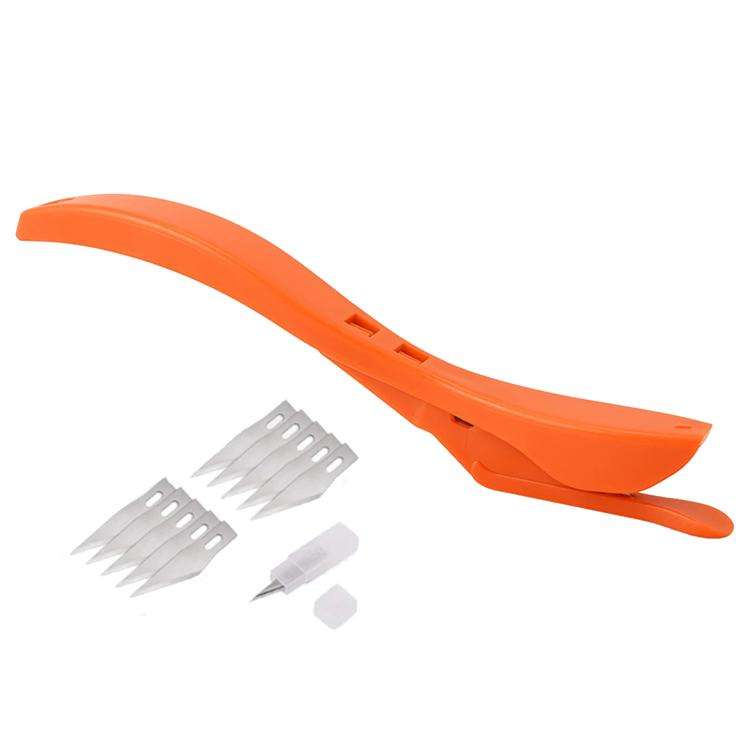Car Film Tool Film Cutter With 10 Blades(Orange)
