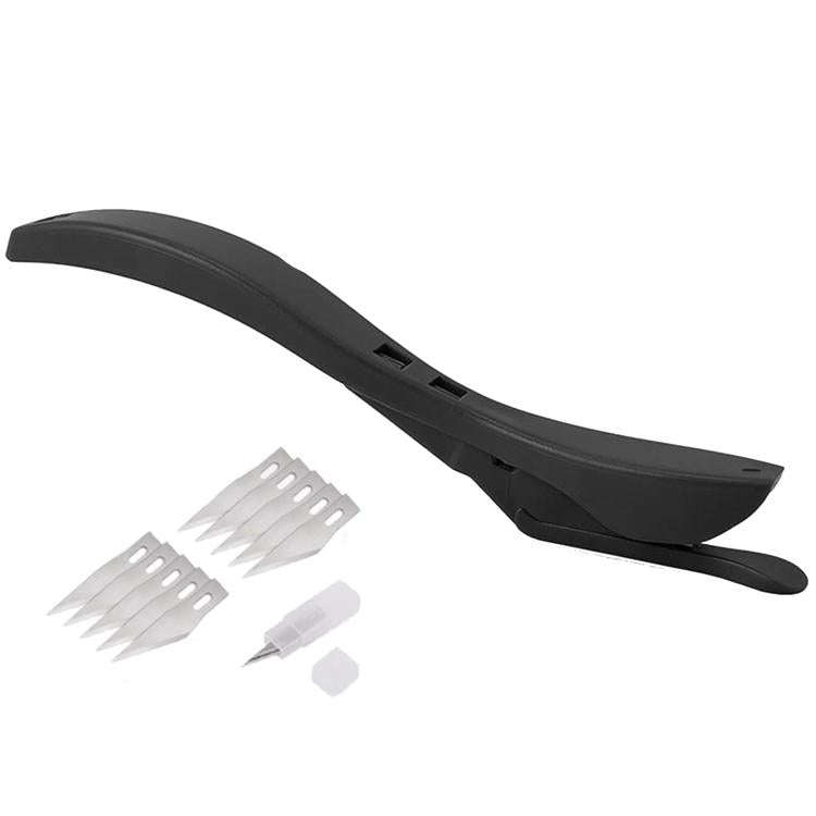 Car Film Tool Film Cutter With 10 Blades(Black)