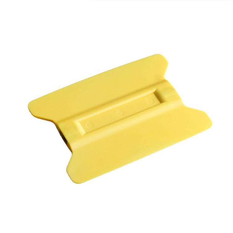 With Magnet Car Film Scraper Plastic Winged Scraper Tool(Yellow)