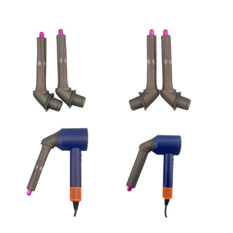 1pair 30mm For Dyson Hair Dryer 360 Degree Rotating Elbow Adapter And Hair Curling Barrel Set