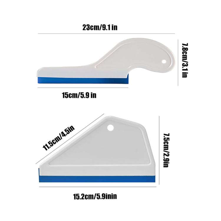 Arc Shape Car Film Tool Scraper Glass Cleaning Wiper