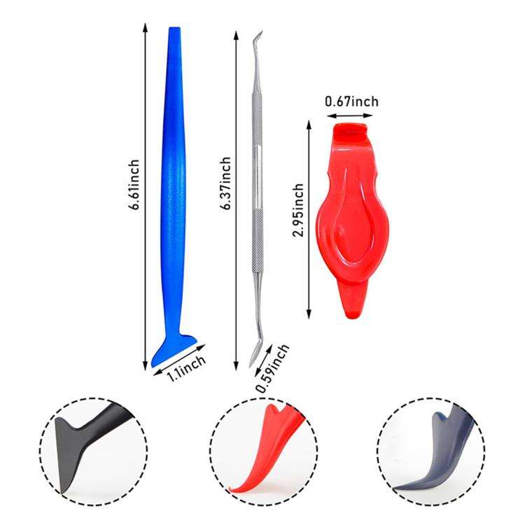 5pcs /Set Car Film Edge Trimmer Car Film Tool Seam Tucking Scraper