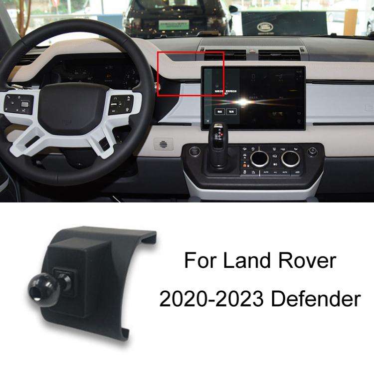 For Land Rover Left Driving Car Special Mobile Phone Navigation Bracket Base, Model: 20-23 Defender